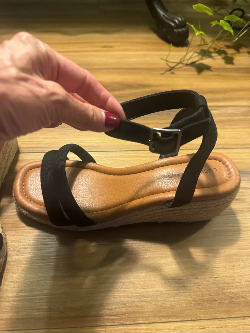 Lucky Brand black fabric
